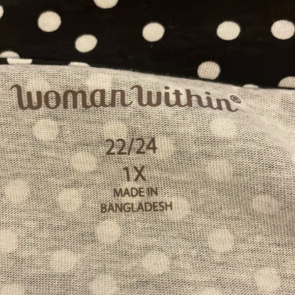 Polka Dot Black and White Dress - Picture 8 of 8